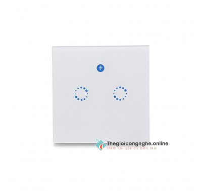 Công tắc 2 nút âm tường Wifi thông minh
