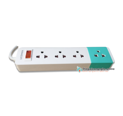 Ổ cắm điện UCOMEN - 04 lỗ 3 chấu - dây 5m - Chuẩn ÚC