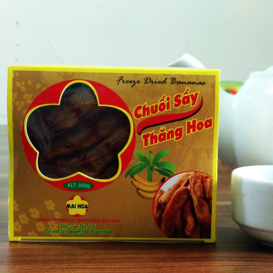 Chuối sấy thăng hoa hộp 300g